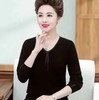 JXG-妈妈装毛衣打底衫红色本命年针织衫加肥加大码中老年女装长袖上衣 商品缩略图3