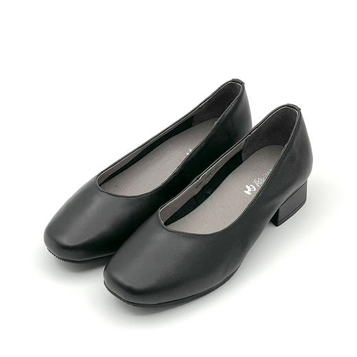 内联升女鞋单鞋矮跟职业船鞋4095C 商品图4