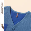 littletime男童蓝色马甲小背心春秋款2021秋季新款儿童无袖小外套 商品缩略图2