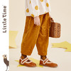 littletime女童灯芯绒裤 新款休闲坑条肌理柔软直筒长裤 商品缩略图2