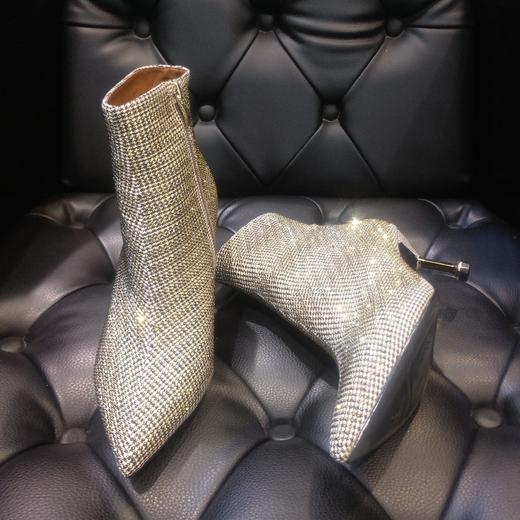 lfgj  jeans  BD312时尚满钻小踝靴 商品图4