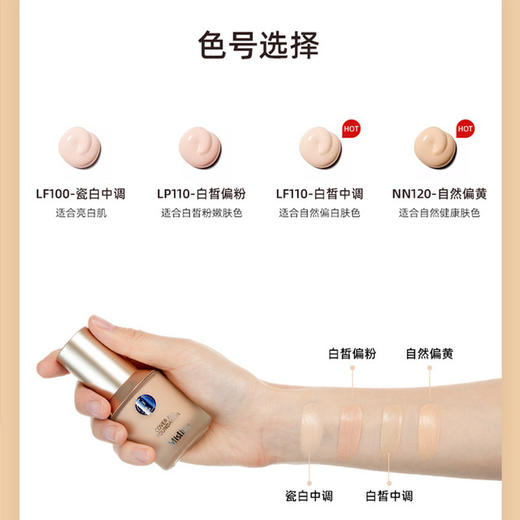 【泰国】Mistine蜜丝婷小蓝盾粉底液 遮瑕保湿控油持久混干油皮滋养 商品图3