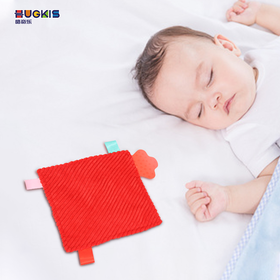 咪好一家婴儿标签响纸安抚巾可入口啃咬睡眠神器宝宝哄睡玩具