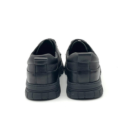 内联升男鞋单鞋牛皮系带休闲皮鞋4802C 商品图3