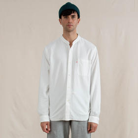 VinR/01210128/针织亨利领单袋衬衫