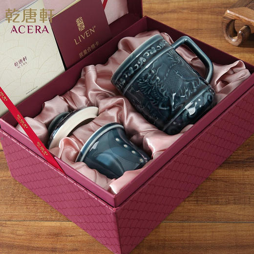 乾塘轩麒麟献瑞高杯三件套1入（宝石蓝） 商品图3