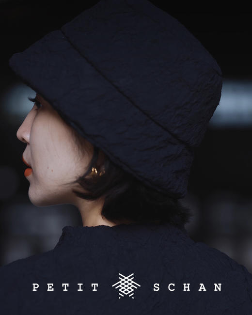 PETIT SCHAN小闪#030 Cloud Puff 云朵泡芙 日本进口泡泡面料水洗随意造型渔夫帽 商品图0