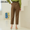 oldcolour秋季新品通勤复古气质锥形小脚休闲裤子长裤女BN31073034 商品缩略图2
