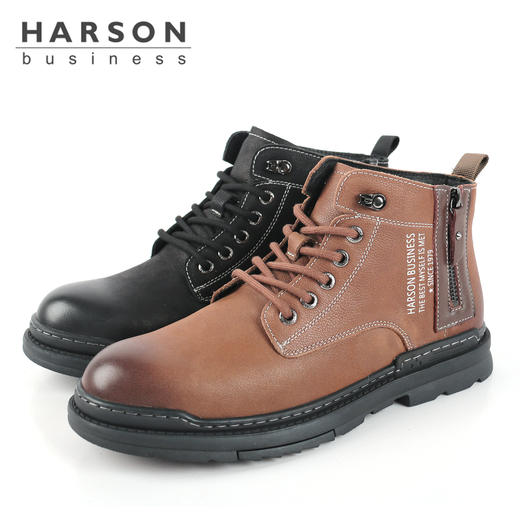 哈森男鞋时尚休闲男鞋MA14072 商品图0