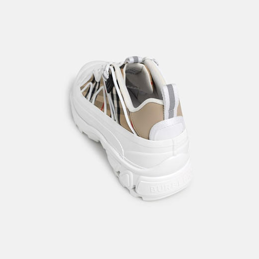 BURBERRY 博柏利 Vintage 格纹棉质拼皮革 Arthur 运动鞋 男士休闲鞋 格子 8037254 A7026 商品图2