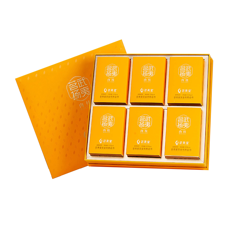 武夷星茗扬一级五星果香肉桂岩茶大红袍茶叶礼盒装送礼199g