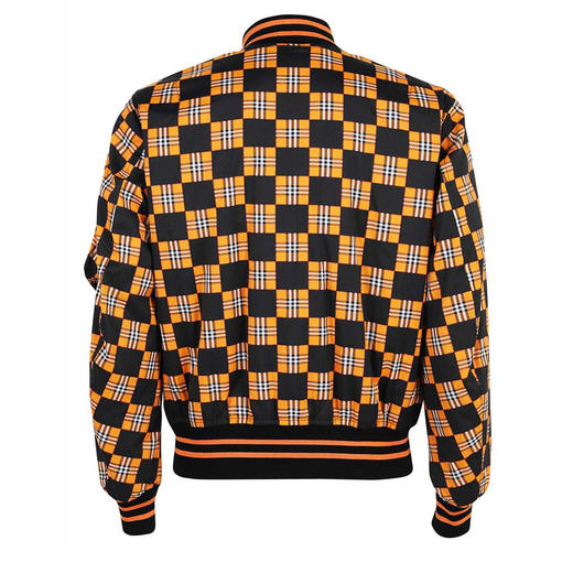 BURBERRY 博柏利 格纹棉质混纺飞行夹克 男士夹克 混色 8041926 A9198 商品图1