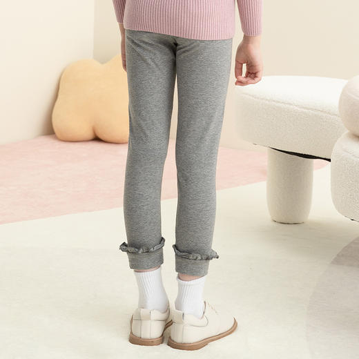 【超软】羊绒世家mettekids童装女童打底裤秋季休闲儿童运动裤子 商品图3