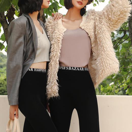 【一条会吃"脂肪”的裤子！】BAZAAR芭莎咖啡因子燃脂裤黑科技咖啡因面料,燃脂塑造超模腿,修饰腿型臀型，一体成型,好穿百搭 商品图3