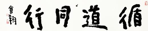 曾翔书法 · 四字吉语系列之《循道同行》 商品图1