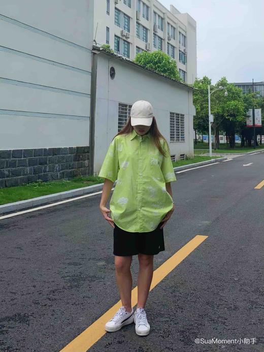 季末卖个寂寞！Suamoment国潮爪痕蓝精灵联名款半袖衬衫男女同款 商品图6