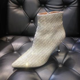 lfgj  jeans  BD312时尚满钻小踝靴