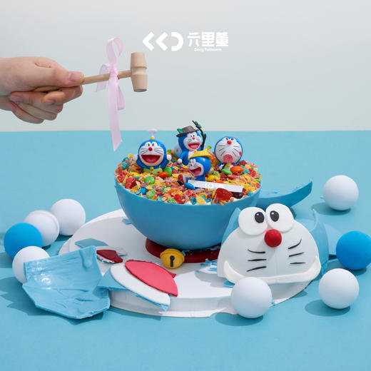 敲敲乐系列·“敲”机器猫·奶油蛋糕 商品图1
