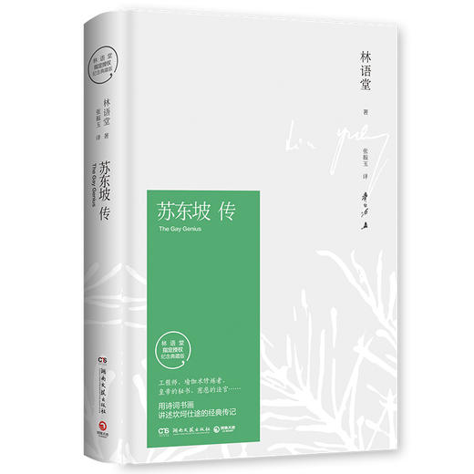 苏东坡传林语堂著 原版纪念版湖南文艺出版社 初中生七年级八年级必读的高中高一人民文学人物传记书籍名人传记教育作品集正版新传 商品图0