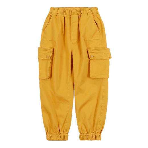 mettekids秋冬新品男童工装裤时尚大口袋纯棉百搭薄款休闲长裤 商品图8