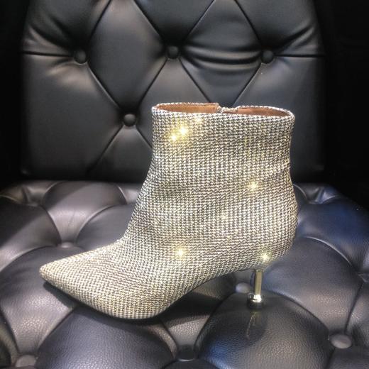 lfgj  jeans  BD312时尚满钻小踝靴 商品图1