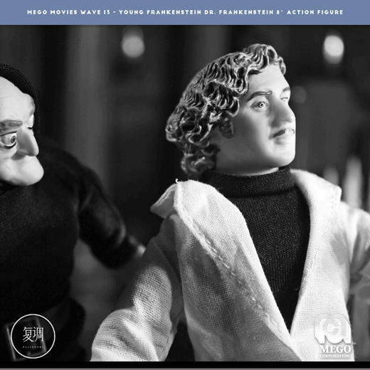 现货 Mego 新科学怪人 Dr Frankenstein 8英寸 挂卡 可动 潮流玩具 摆件 商品图1
