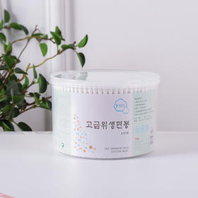 【棉签】棉签500支竹木棒盒装棉签头型可定精品店新疆棉棉签