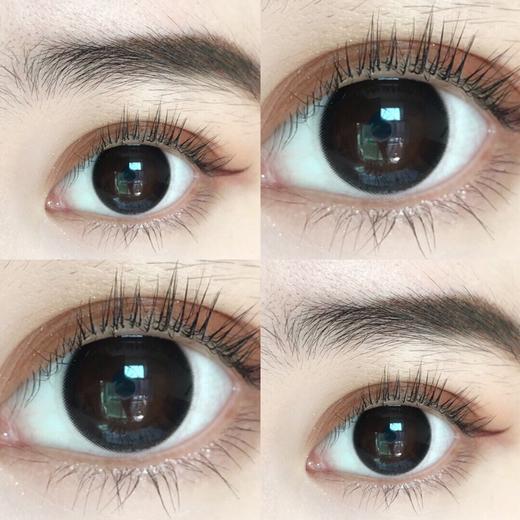 【小红书推荐款】empresslens，森黎黑，年抛/直径14.0/着色13.4，118/两副（A区+B区各一副），7月30号结束 商品图3