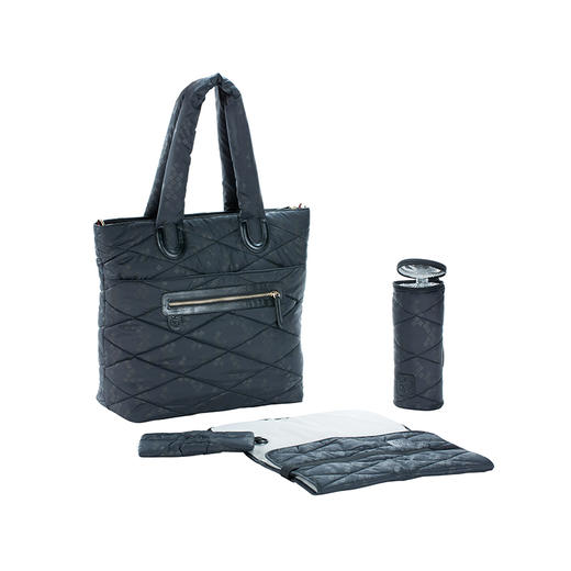 LASSIGGlam系列单肩包-黑色暗花LASC1101013002 商品图4