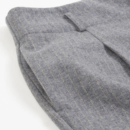 METTE21年秋冬女士羊毛裤轻薄舒适高腰小直筒休闲裤时尚九分裤 商品图3