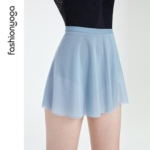 【特卖不退换】F11551凡圣瑜伽一片式绑带运动短裙透气防走光外搭遮臀修身瑜伽裙 商品图6