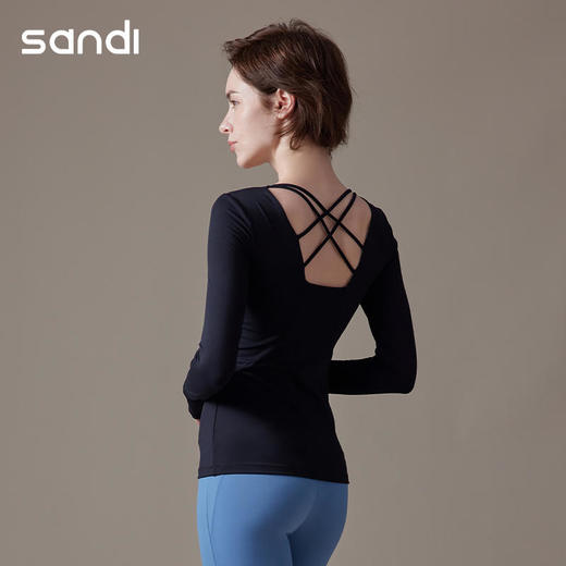 **sandi瑜伽服长袖SU21D02 商品图3