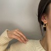 搭配利器丨大气几何方形 哑光高级感耳饰#FW2178 商品缩略图0