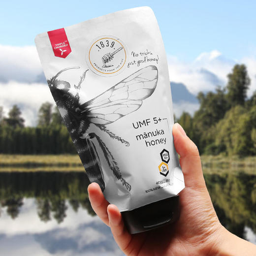 新西兰原装1839 UMF5+麦卢卡花蜂蜜400g 软管装 商品图0