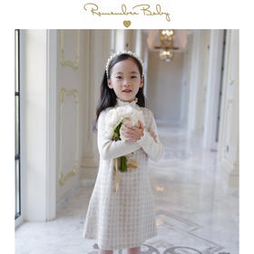 现货 / TWEED | 进口面料制 粗花呢编织风格羊毛背心裙