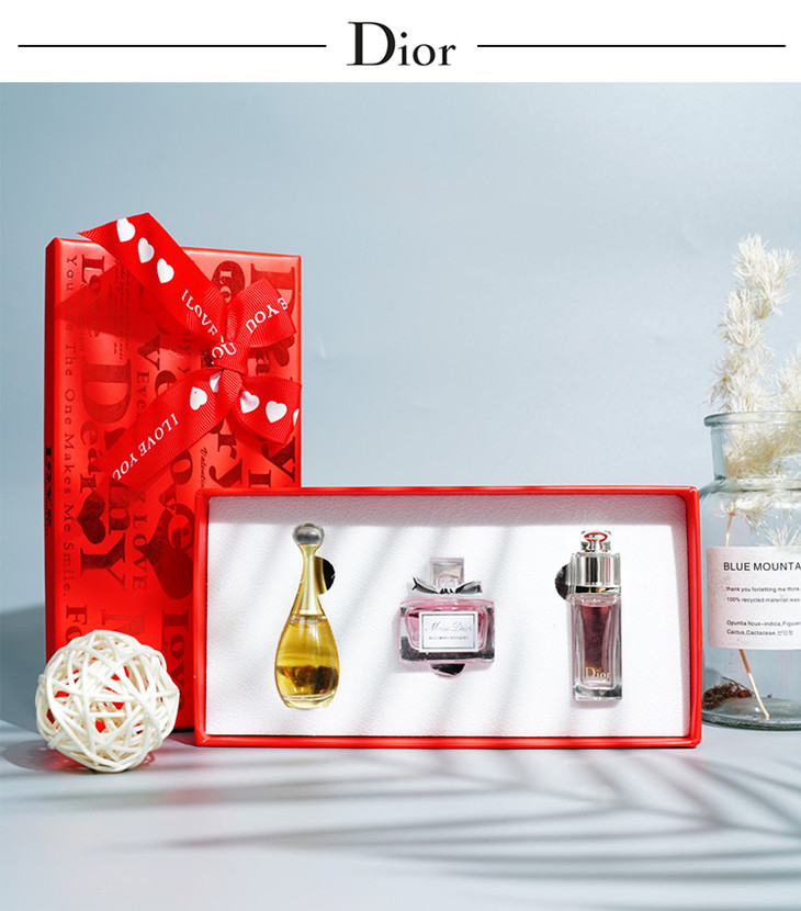 迪奥dior香水小样q版三件套|花漾甜心真我魅惑礼盒
