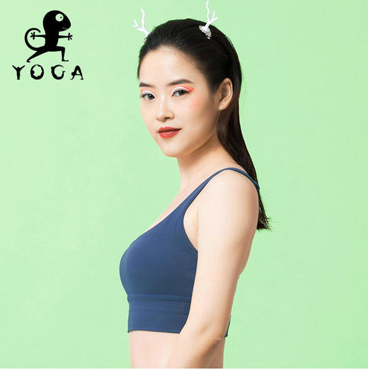 【现货秒发】壁虎瑜伽2020【木兰-上衣】春夏瑜伽美背超弹力文胸（有胸垫） 商品图3
