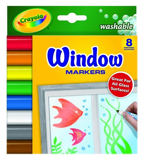 绘儿乐8色可水洗橱窗装饰专用水彩笔58-8165 商品图0