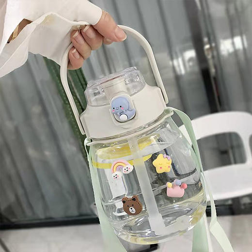 超可爱超大水壶1000ml 超大容量水杯1500ML 户外健身房一杯就够 商品图10