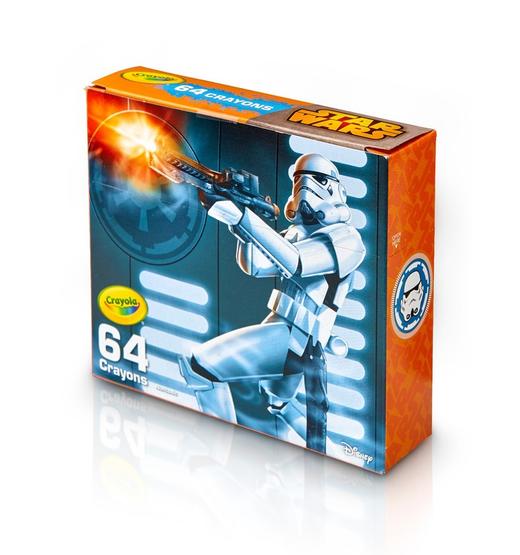 绘儿乐星球大战白兵64色蜡笔电影版珍藏铁盒04-6848 商品图1