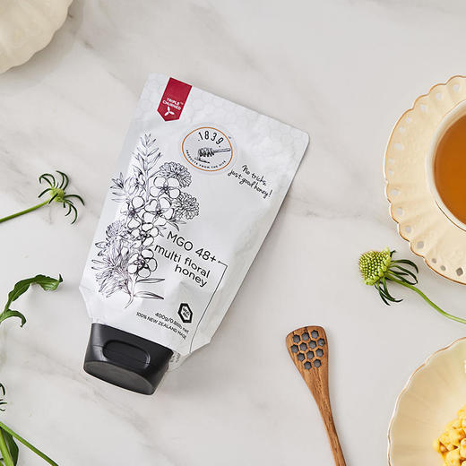 新西兰原装1839 MGO48+多花种蜂蜜400g 软管装 商品图3
