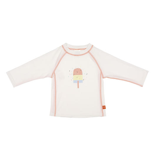 LASSIGLASSIG女童防晒长袖T-冰淇淋[白/橙]1431007106 商品图0