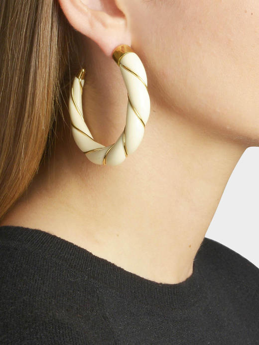 北京仓｜Aurélie Bidermann-Ivory Diana-象牙色 耳环［法国设计师］ 商品图3