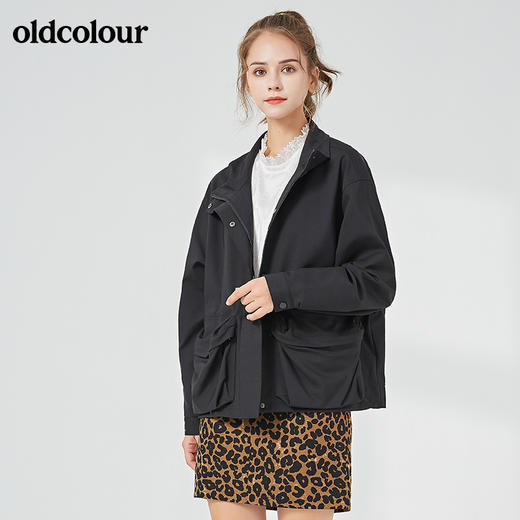 oldcolour秋季商场同款宽松百搭短外套女N33041369 商品图1