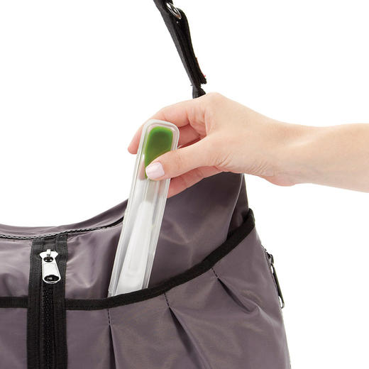 OXOOXOtot奥秀便携收纳儿童勺 绿色 6147500 商品图2