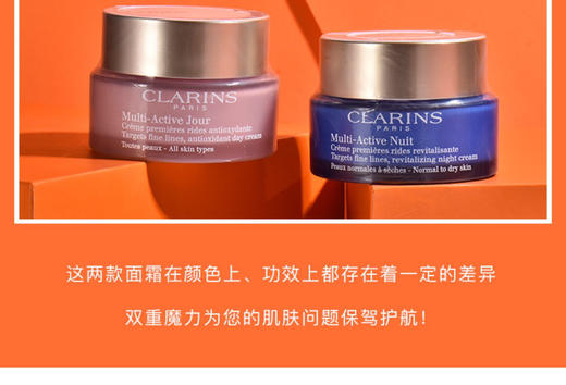 【海关保税直发】Clarins娇韵诗-冻龄青春赋活多元日霜-晚霜-新旧款随机-会员5折 商品图3