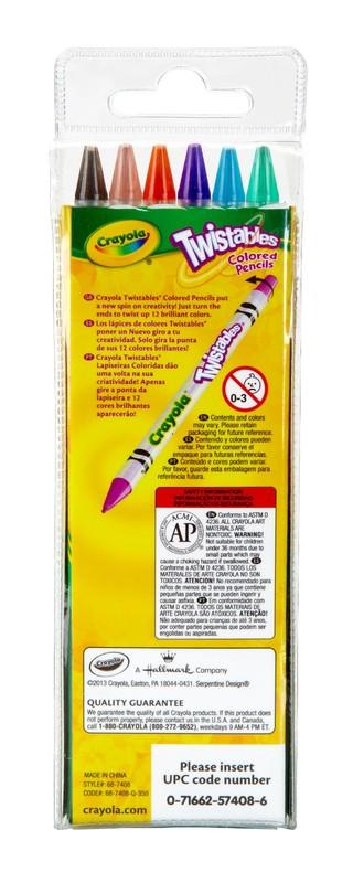 绘儿乐12色可拧转免削彩色铅笔68-7408 商品图7