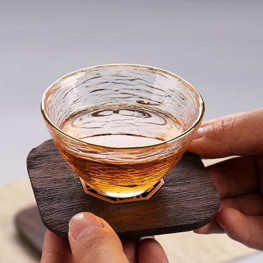 台隆金黑檀八角窗花杯垫（6片） 商品图5