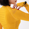 【现货秒发】2020国庆款【金秋】短款镂空高弹长袖T恤（无胸垫） 商品缩略图5