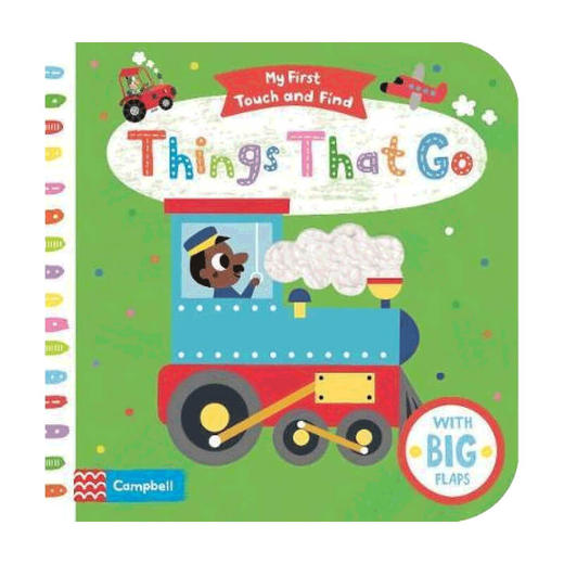 【英文原版】去往哪里 Things that Go 3-6岁 我的第一本触摸书 My First Touch and Find系列 儿童认知 科学启蒙 STEM教育 商品图0